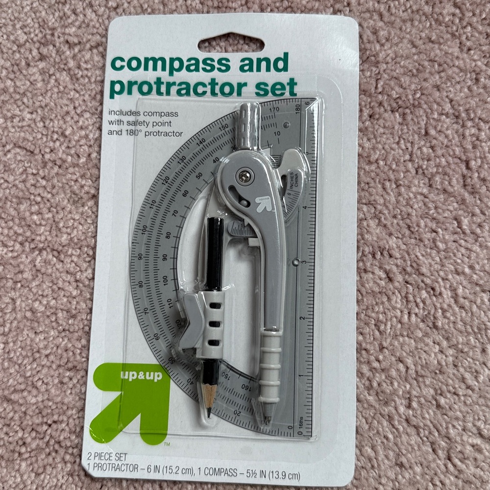 🔥10$15 Compass and Protractor Set